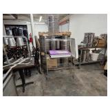 GROUP OF WARMING LAMPS, SHELF, VARIOUS BREWING