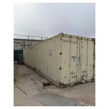 STORAGE CONTAINER, ESTIMATED 50 FEET, NO CONTENTS