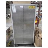 TWO DOOR ROLLING CABINET, 36"X18"X6