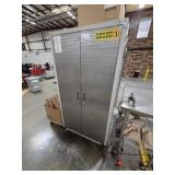 TWO DOOR ROLLING CABINET, 36"X18"X6