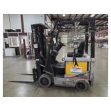 ELECTRIC FORKLIFT, NISSAN, MDL MCJ1B1L15S, SER#