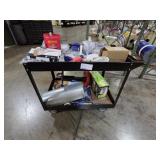 ROLLING CART, W/ VARIOUS CONTENTS