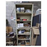CABINET, W/ CONTENTS TO INCLUDE GRINDING WHEELS,