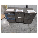 GROUP OF (3) ROLLIN CABINETS