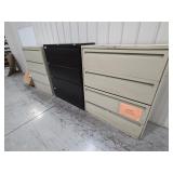 GROUP OF (3) FILING CABINETS, 4 DRAWER