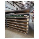 SECTION OF SHELVING, 8