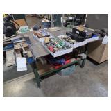 WELDING TABLE, 71"X48"X34", W/ 4" WILTON VICE