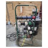 GROUP OF VARIOUS WIRE, W/ CART