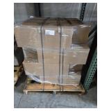 SKID OF CLEAR BAG ROLLS, 23"X18"X34", 250 PER