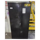 TWO DOOR CABINET, W/ CONTENTS