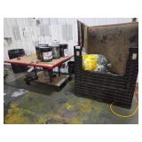 GROUP OF (1) GAYLORD AND (1) LIFT TABLE