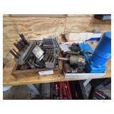 GROUP OF VARIOUS CHUCKS, PUNCHES, LETTER STAMPS,