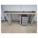 MAT CUTTER, LOGAN, MDL 660-1, 66", W/ TABLE AND