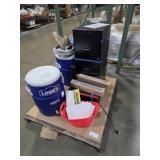 SKID TO INCLUDE BUT NOT LIMITED TO WATER COOLERS,