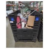 GROUP OF SLIDE ON DUST MOPS, W/ GAYLORD