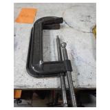 GROUP OF (2) 8" C-CLAMPS