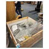 Wooden Box w/Metal Parts