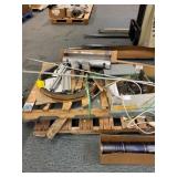 Pallet w/Metal Parts