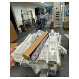 Pallet of Metal Brackets and Shelves