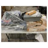 Rolling Table with Contents