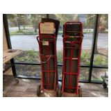 Hand trucks w/ exhaust hose