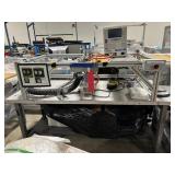4 Foot Metal Work Bench w/contents