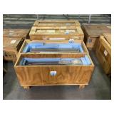 Crate With Metal Pieces