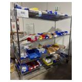 Metro Rack w/contents