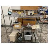 Metro Style Storage Racks with Contents