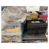 Storage Rack with Contents