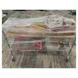 Rolling Cart with Contents
