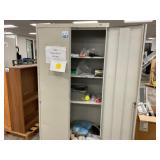 Storage Cabinet with contents