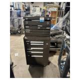 Brown Kennedy Tool Box on Wheels w/contents