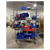 Metro Rack w/contents