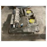 Pallet with Metal Pieces