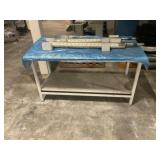 Heavy Duty Metal Table with Two Rolls