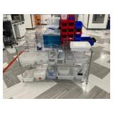 Wire Shelving Unit w/ Contents