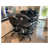 Assorted Upholstered Lab Chairs