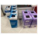 Assorted Gloves & Pipette Tips Containers