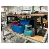 Work Table with Contents