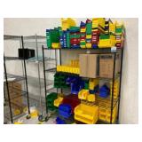 Rolling Storage Racks and Storage Bins