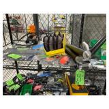 Rack with Miscellaneous and Assorted Drone Parts