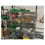 Rack with Miscellaneous and Assorted Drone Parts