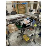 Rolling Wire Rack w/ Contents
