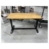 Husky Adjustable Height Black Workbench Table