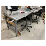 Uline Workstation Table & Chairs