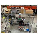 Rolling Wire Rack w/ Contents