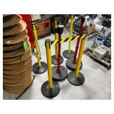 Safety Retractable Belt Barrier Stanchion
