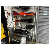 Wire Shelving Unit w/ Contents