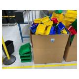 Assorted Plastic Bins